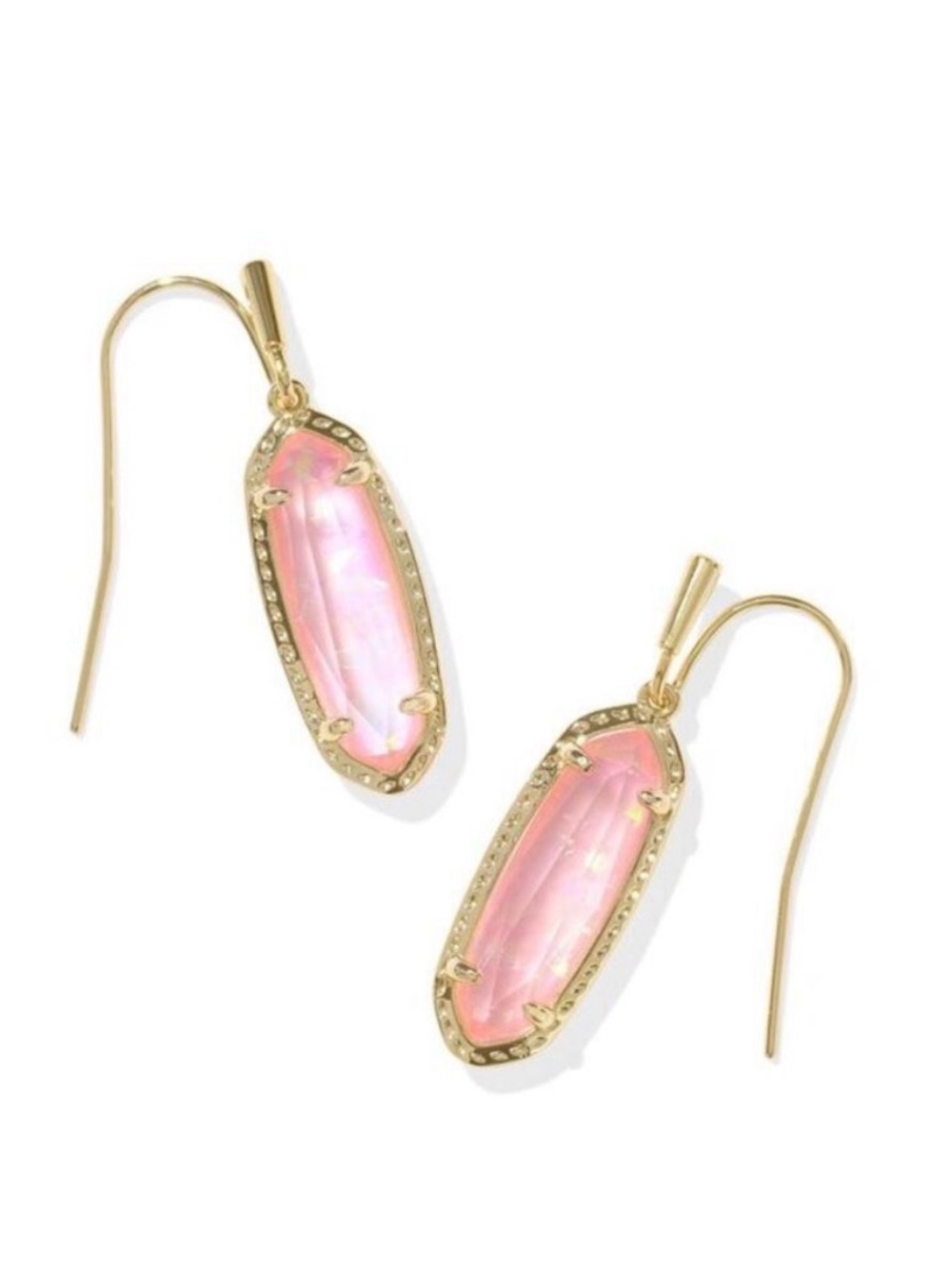 Kendra Scott - Eva Drop Earrings - Light Peach Illus Peach - Picture 2 of 3
